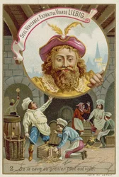 Trade card for Liebig meat extract